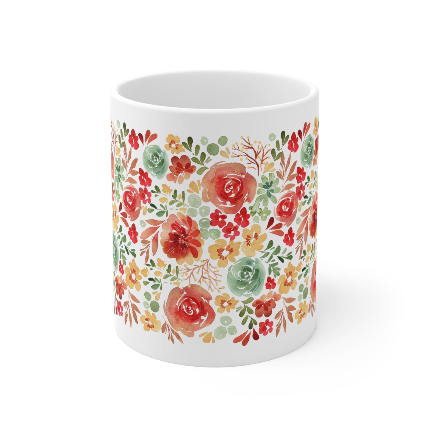 Autumn Floral Mug