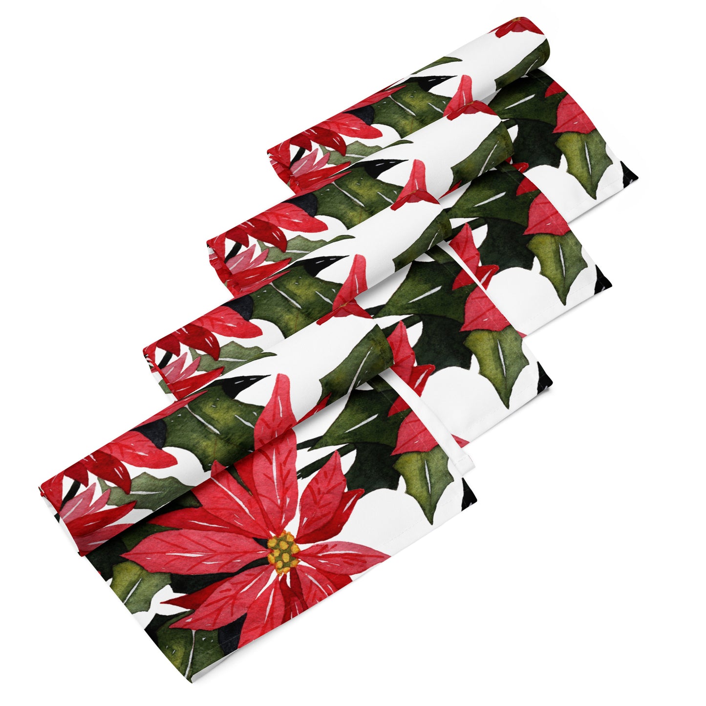 Timeless Poinsettia Cloth Napkin Set