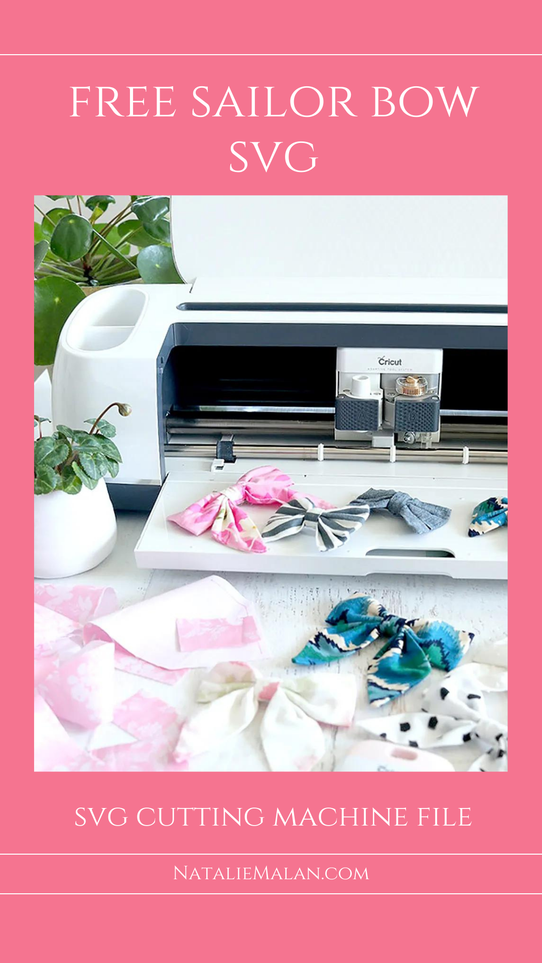 Free Sailor Bow Sewing Pattern SVG