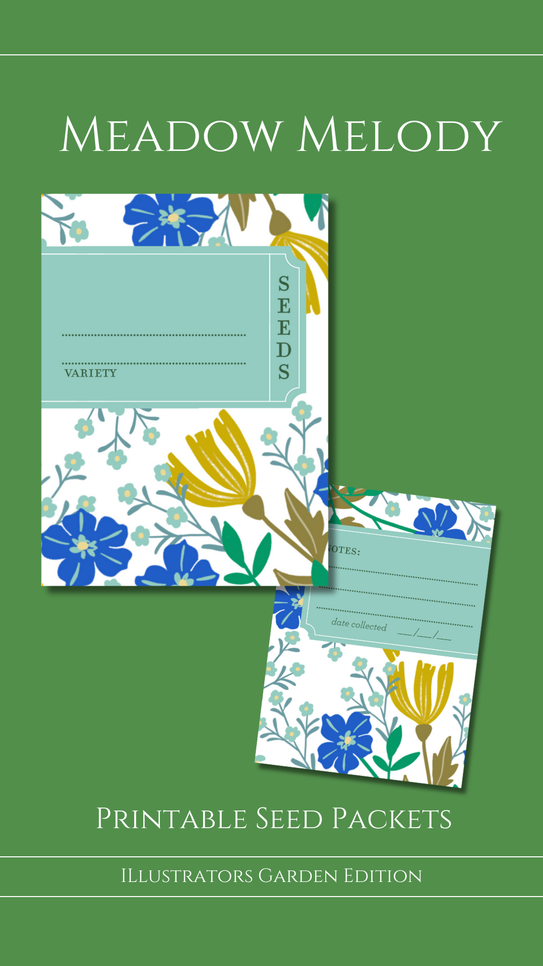 Printable Seed Packets Collection Two