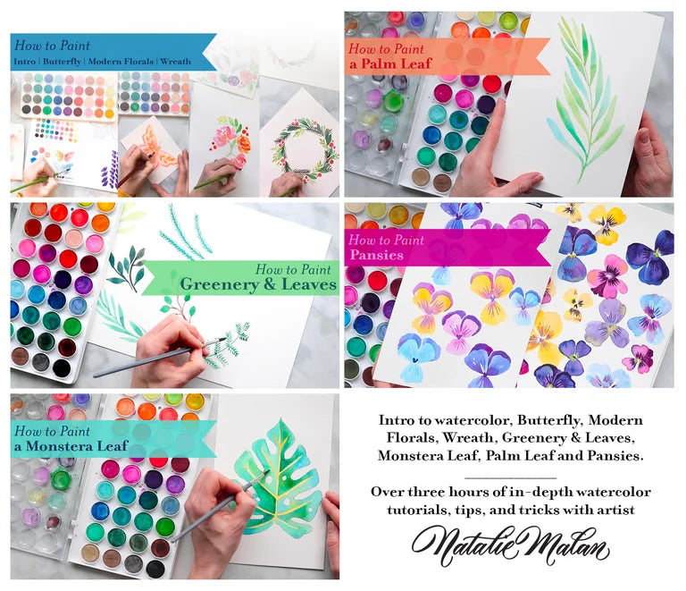 Pinners Everything Watercolor Bundle + ALL classes