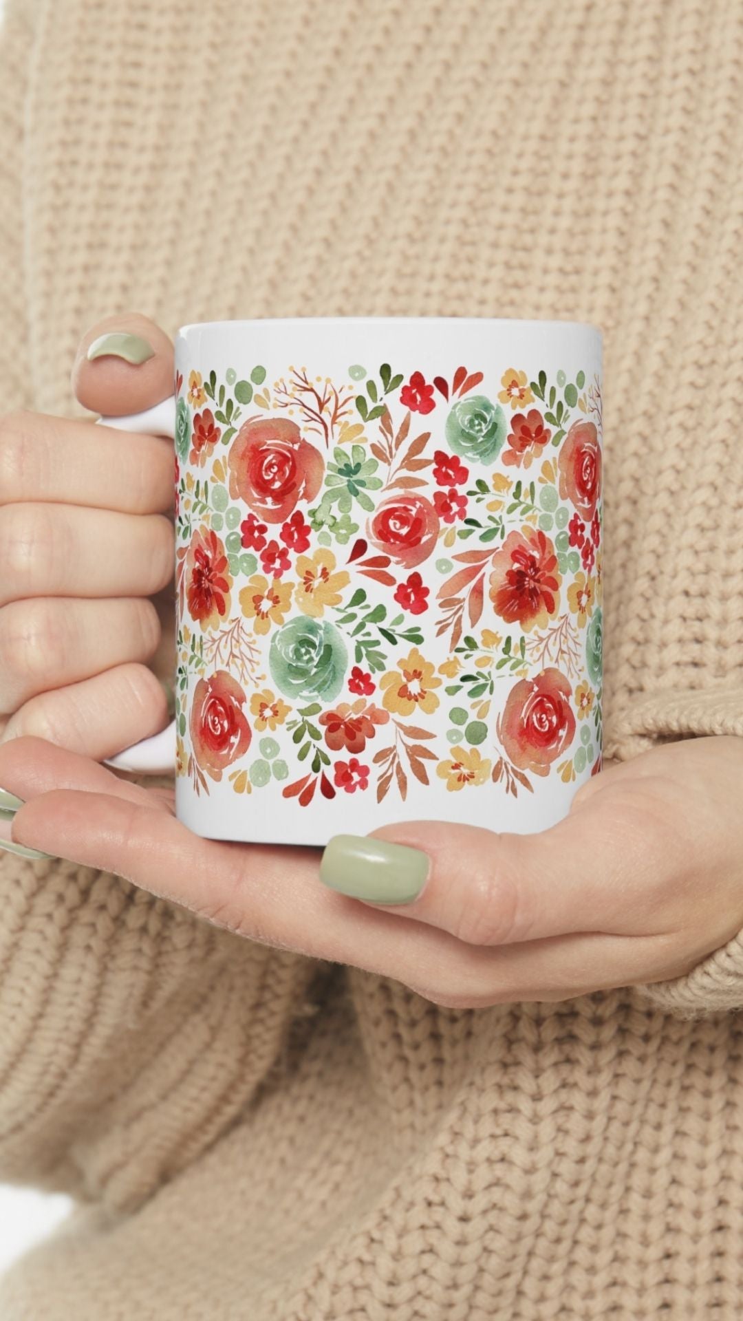 Autumn Floral Mug