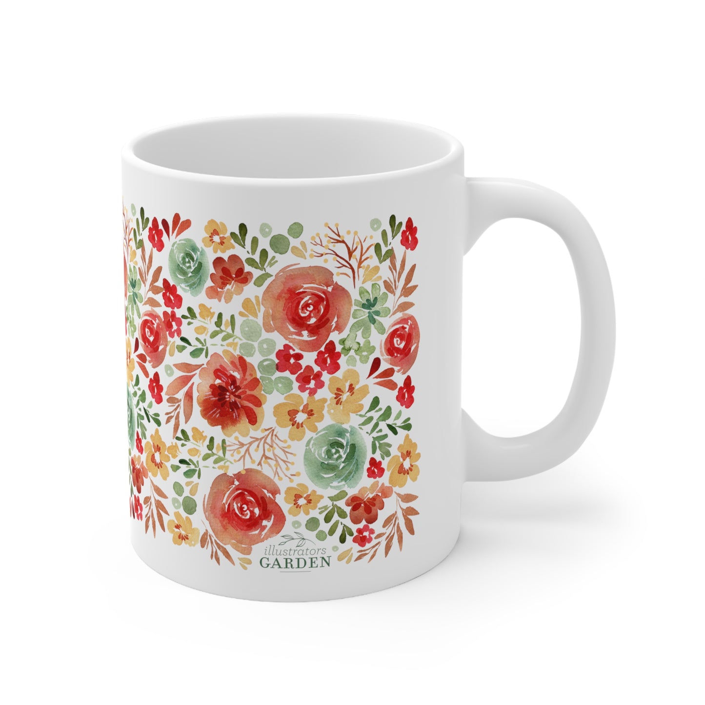 Autumn Floral Mug