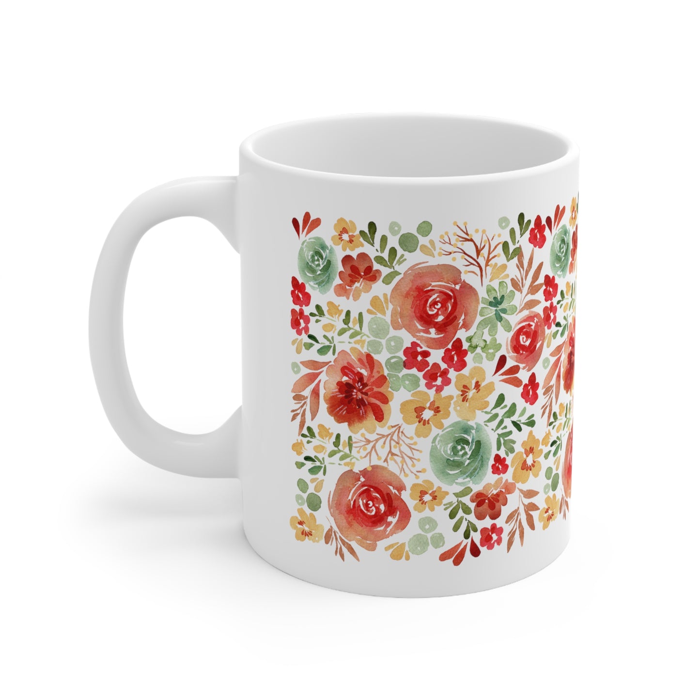 Autumn Floral Mug