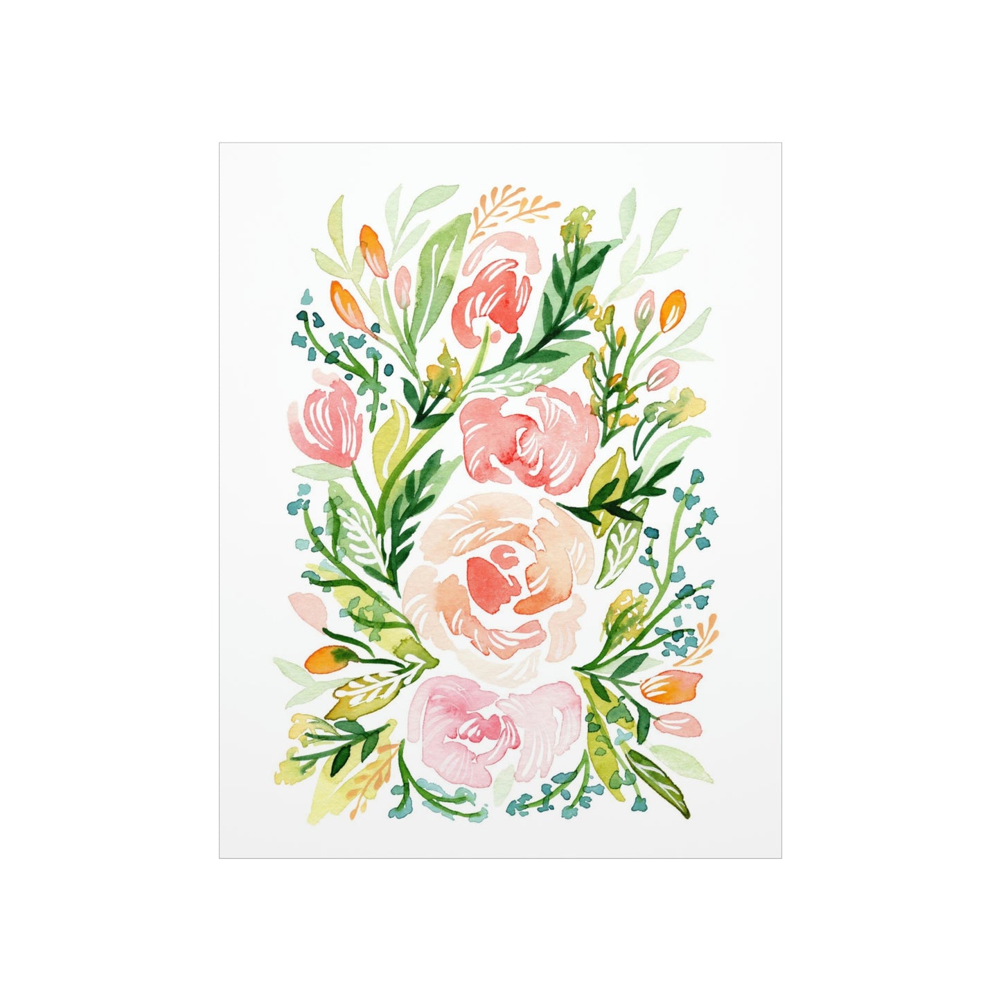 Blush Roses Fine Art Print