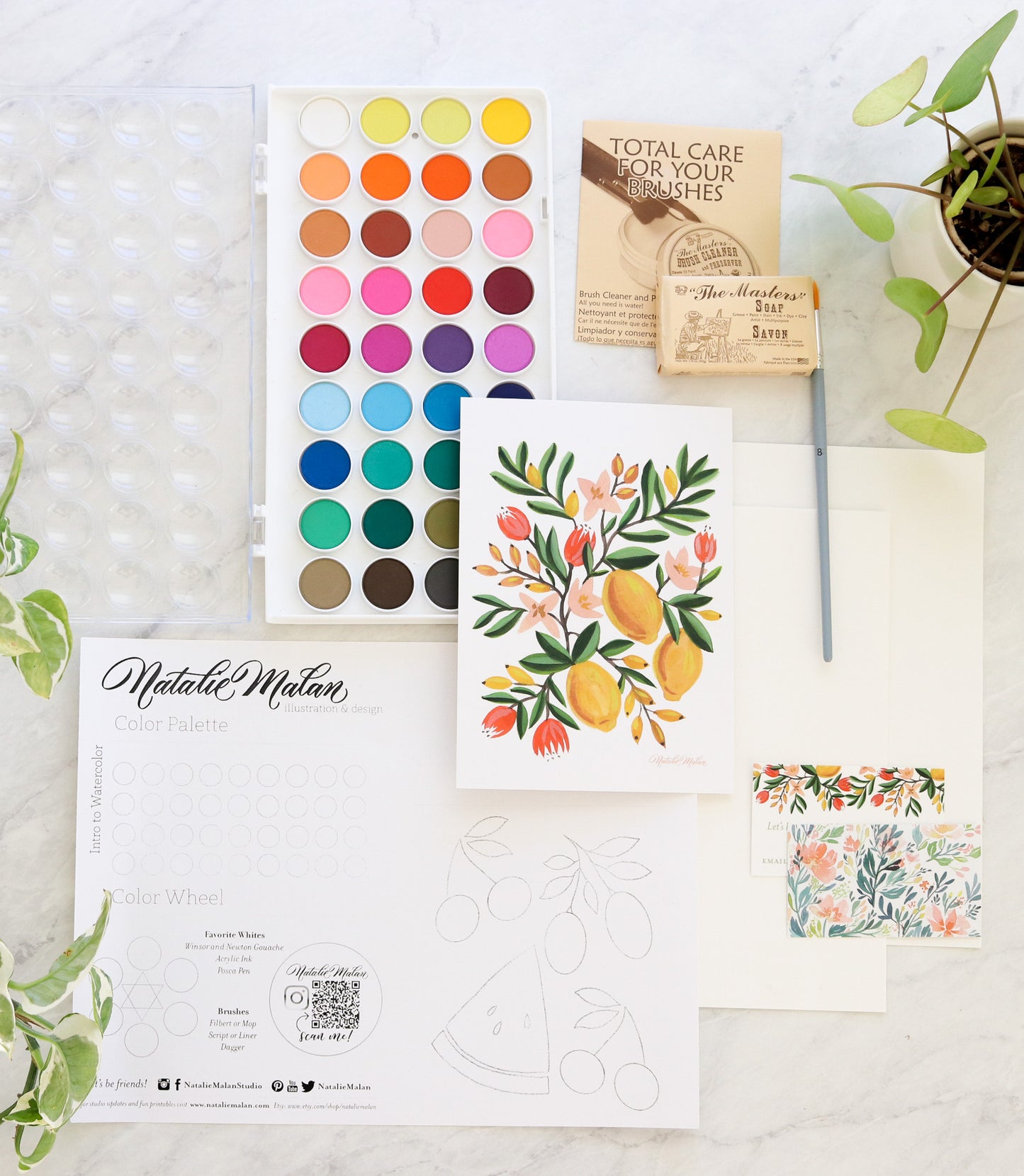 Intro Watercolor Kit + 2 classes!