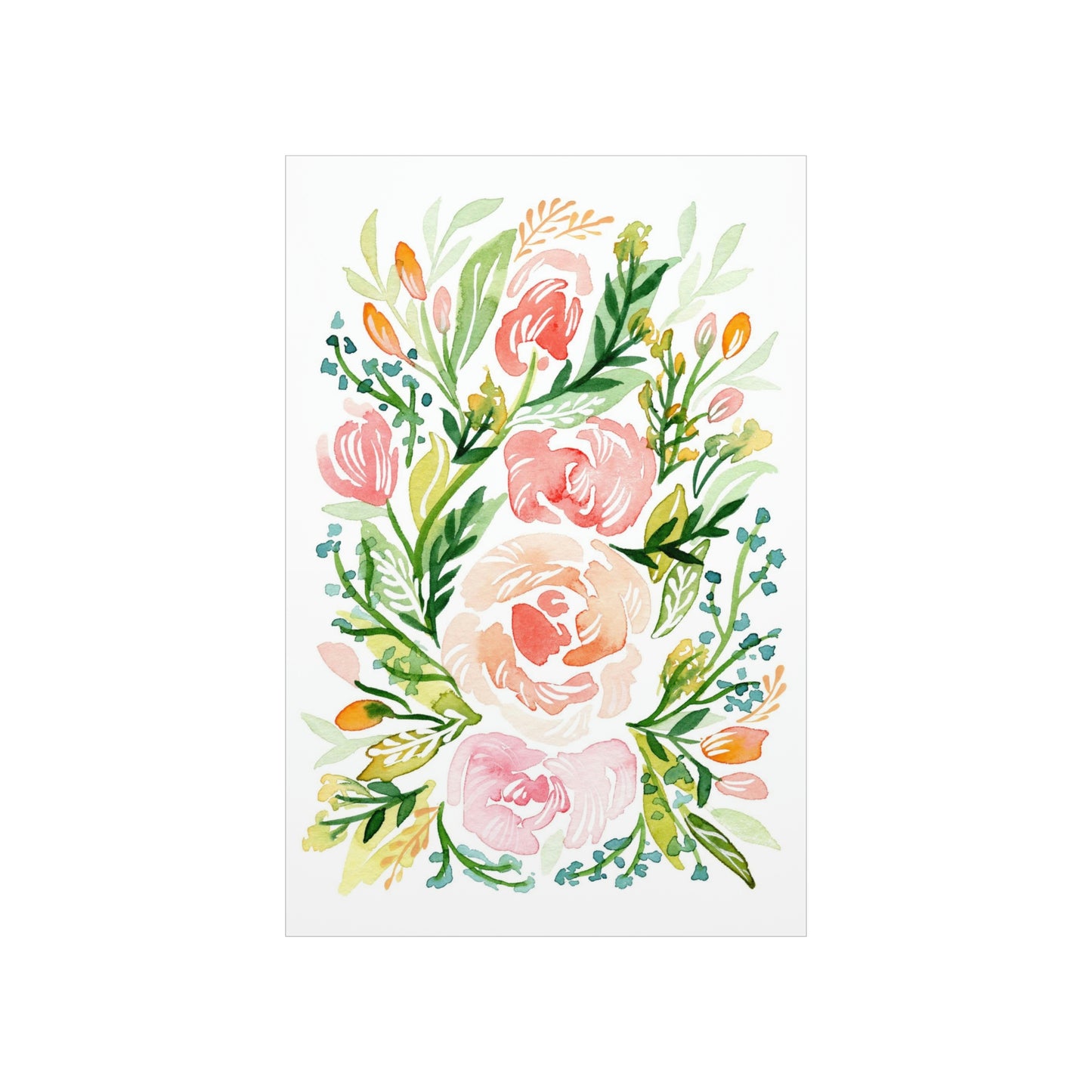 Blush Roses Fine Art Print