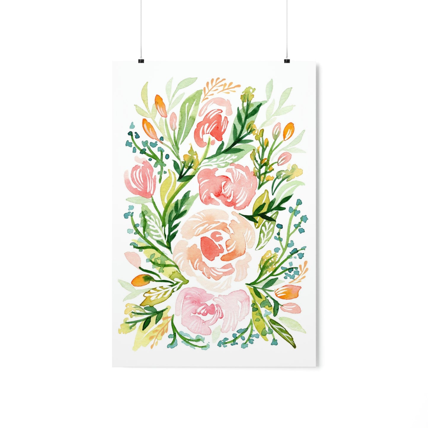 Blush Roses Fine Art Print